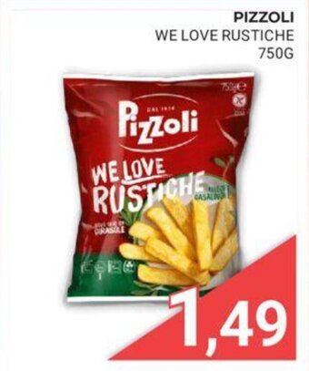 Eté PIZZOLI WE LOVE RUSTICHE 750G offerta