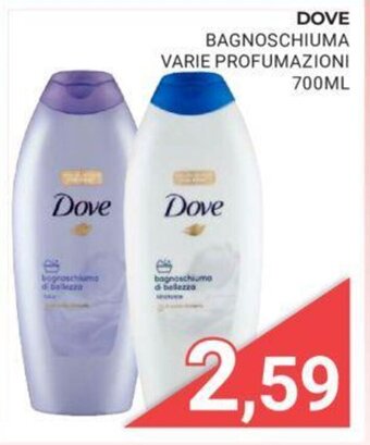 Eté DOVE BAGNOSCHIUMA VARIE PROFUMAZIONI 700ML offerta