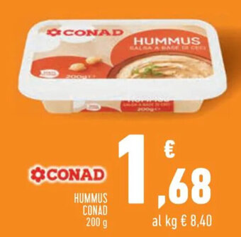 Conad HUMMUS CONAD 200 g offerta
