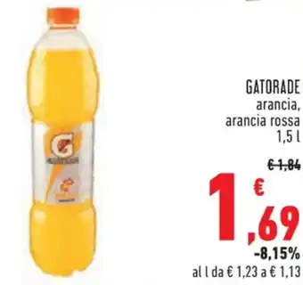 Conad GATORADE arancia, arancia rossa 1,5 l offerta