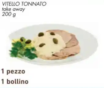 Conad VITELLO TONNATO take away 200 g offerta