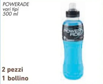 Conad POWERADE vari tipi 500 ml offerta