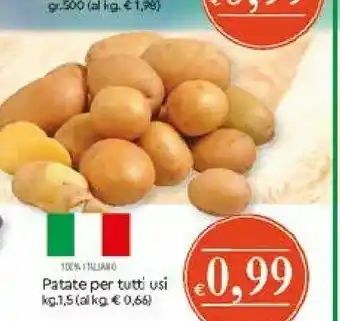 Galassia Patate Per Tutti Usi offerta