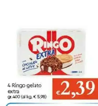Galassia Pavesi 4 Ringo Gelato Extra Con Cioccolato Al Latte 400 Gr offerta