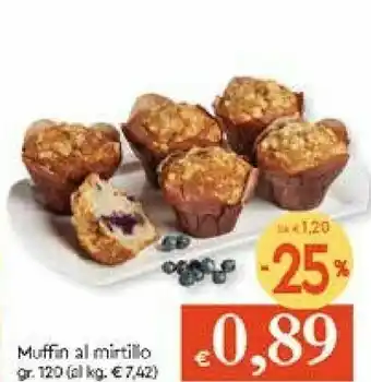 Galassia Muffin Al Mirtillo offerta