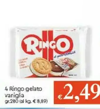Galassia Pavesi 4 Ringo Gelato Vaniglia 280 Gr offerta