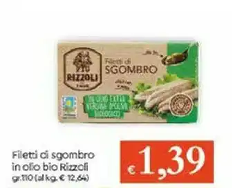Rizzoli Filetti Di Sgombro In Olio D'Oliva