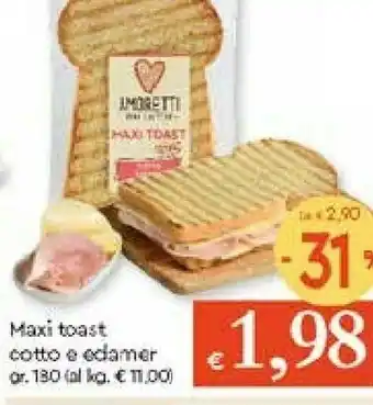 Galassia Maxi Toast Cotto E Edamer offerta