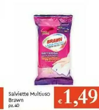 Galassia Brawn Salviette Multiuso 40 Pezzi offerta