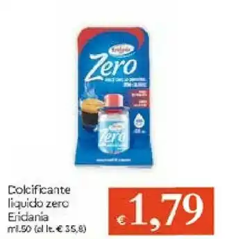 Galassia Parmalat Eridania Dolcificante Liquido Zero offerta