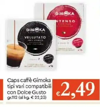 Galassia Gimoka Capsule Caffe Con Dolce Gusto 112 G offerta
