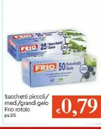 Galassia Frio Sacchetti Piccoli 25 Pezzi offerta
