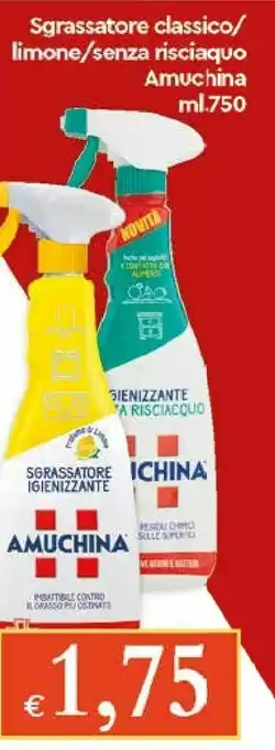 Galassia Amuchina Sgrassatore Classico Limone 750 Ml offerta