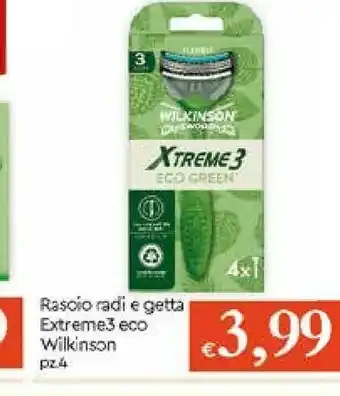 Galassia Wilkinson sword Rasoio Radi E Getta Extreme3 offerta