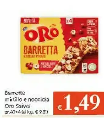 Saiwa Barrette Mirtillo E Nocciola