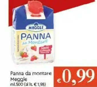 Galassia Meggle Panna Da Montare offerta