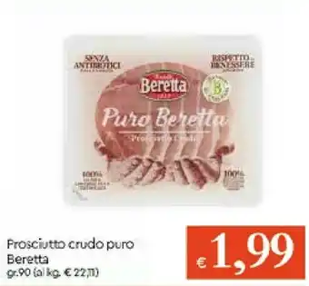 Galassia Beretta Prosciutto Crudo Puro offerta