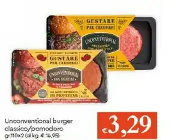 Galassia Galassia Unconventional Burger Classico / Pomodoro offerta