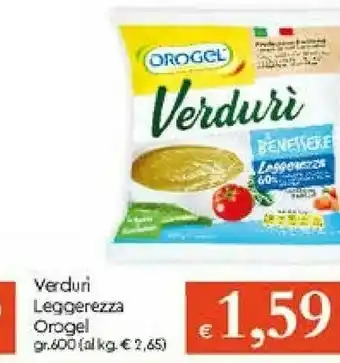 Galassia Orogel Verdurì Leggerezza Il Benessere offerta