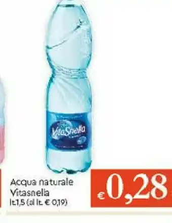 Galassia Vitasnella Acqua Minerale Naturale offerta
