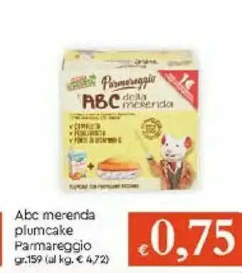 Galassia Parmareggio Abc Della Merenda Plumcake 159g offerta