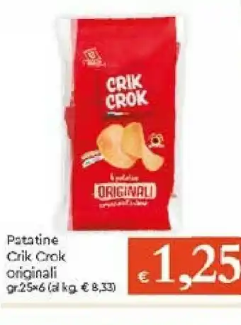 Galassia Crik crok Patatine offerta