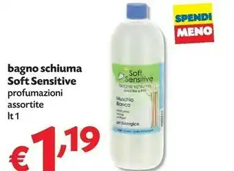 Soft Sensitive Bagno Schiuma
