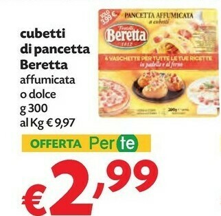 Pam Beretta Cubetti Di Pancetta offerta
