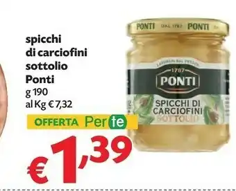 Ponti Spicchi Di Carciofini