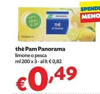 Pam Pam & Panorama - The Al Limone In Acqua Minerale Naturale offerta