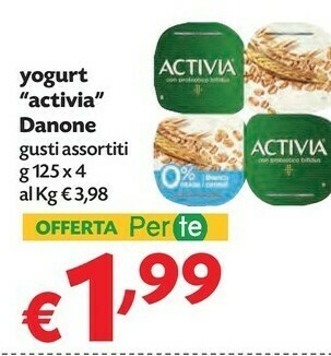 Pam Danone Danone - Activia 0% Grassi offerta