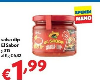 Pam El sabor Salsa Dip offerta