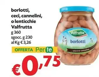 Pam Valfrutta Valfrutta - Bio Borlotti offerta