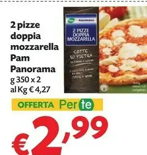 Pam Pam Pizze Doppia Mozzarella offerta