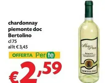 Pam Bertolino Chardonnay Piemonte DOC offerta