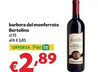 Pam Ponti Bertolino Barbera Del Monferrato offerta