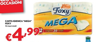 Pam Foxy Carta Igienica Mega offerta