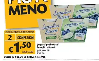 Pam Pam & Panorama - Fragola Yogurt Magro Semplici e Buoni 250 g(ml) offerta