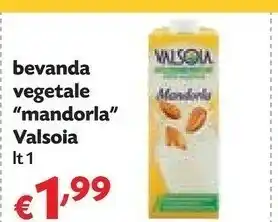 Pam Valsoia Bevanda Vegetale Mandorla offerta