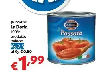 Pam La doria Passata 100% Prodotto Italiano offerta