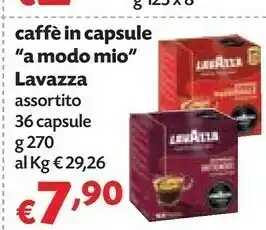 Pam Lavazza Lavazza A Modo Mio Capsule caffè Tostatura media 36 pezzo(i) offerta