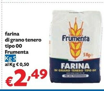 Pam Frumenta - Farina di Grano Tenero Tipo 00 5000 g(ml) offerta