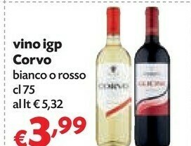 Pam Corvo - Vino Bianco 750 g(ml) offerta