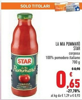 Conad Star La Mia Pummaro offerta