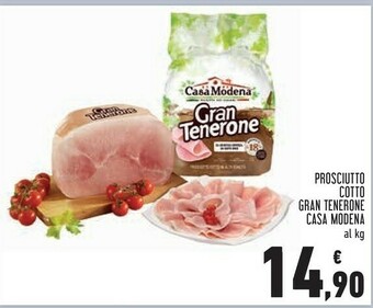 Conad Casa Modena Prosciutto Cotto Gran Tenerone offerta