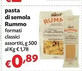 Pam Rummo Pasta Di Semola offerta