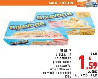 Conad Casa Modena Giravolte 170 G(ml) offerta