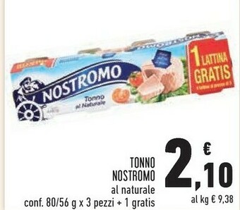 Conad Nostromo Tonno Al Naturale offerta