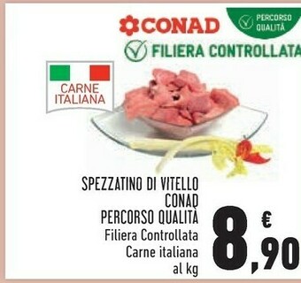 Conad Conad - Spezzatino Di Vitello offerta