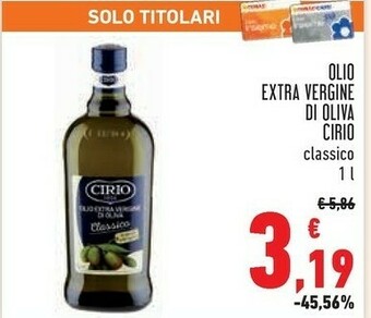 Conad Cirio Olio Extra Vergine Di Oliva 1000 G(ml) offerta